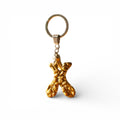 X Resin Letter Keychain - Stone Theme