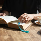 Resin Bookmark – Floral & Calligraphy Design | 14.5 x 3 cm