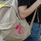 Resin Initial Keychain I – Natural Dried Flower