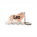 Leo Resin Star Sign Keychain