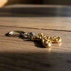X Resin Letter Keychain - Stone Theme