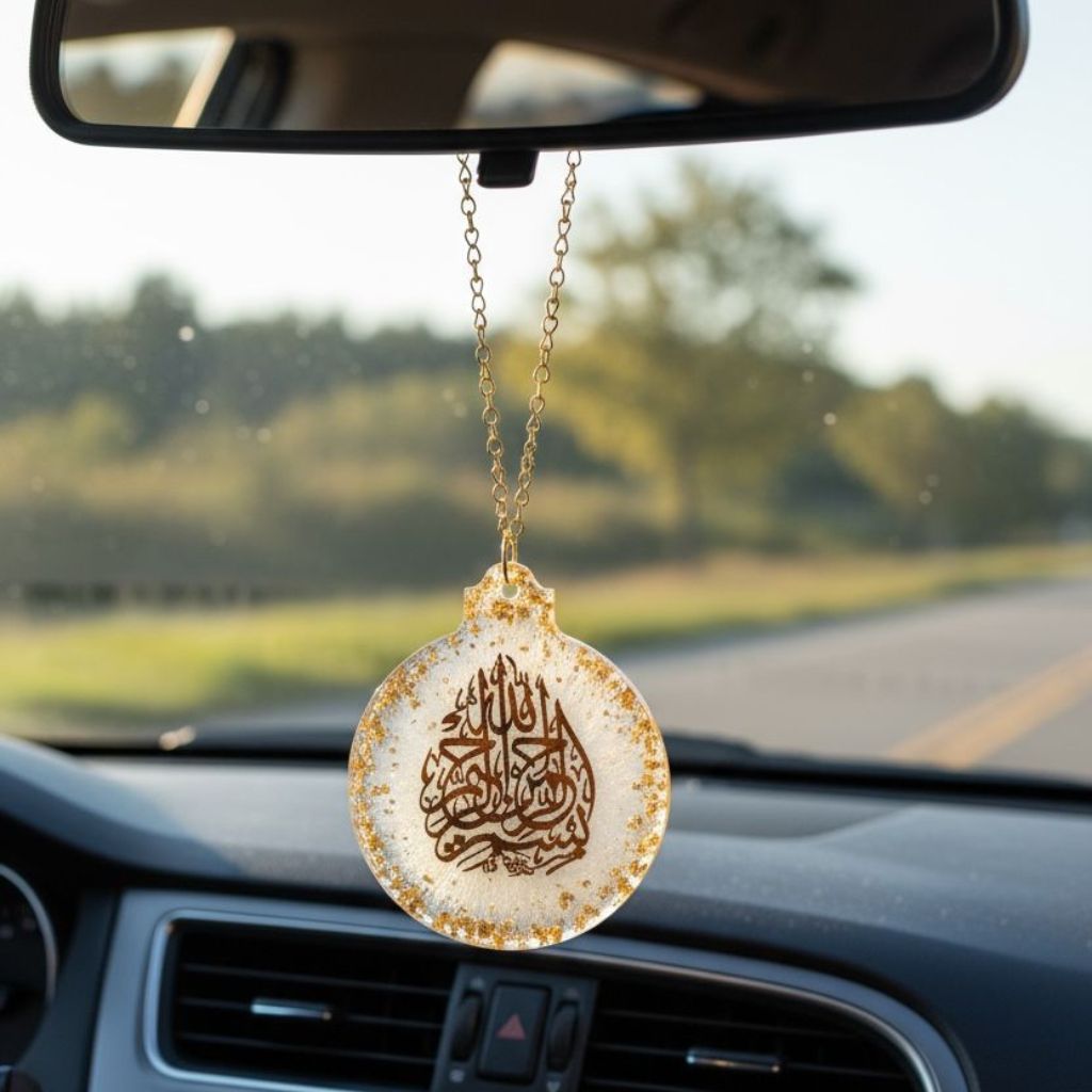 Car Mirror Hanging Art