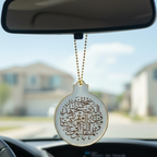 Handmade Masha Allah Travel Dua Resin Car Hanging