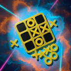 Handmade Black Gold Resin Tic Tac Toe Game