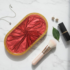 Handmade Red Gold Resin Vanity Organizer Tray