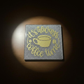 Handmade Silver Resin “It’s Always Coffee Time” Coaster