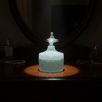 Handmade Green Glow Dark Resin Storage Box with Lid