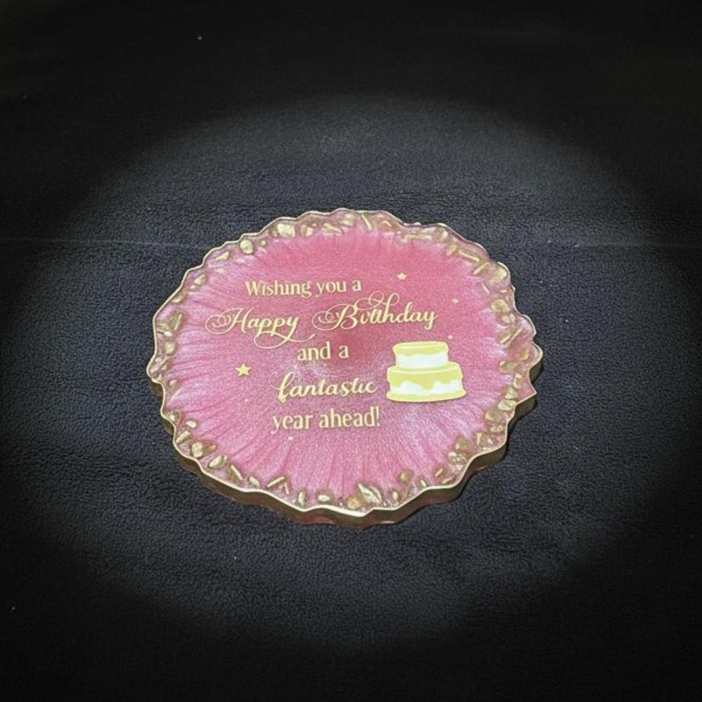 Happy Birthday Coaster