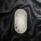 Handmade White Resin Pearl Vanity Tray