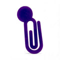 Handmade Resin Glitter Paper Clip Bookmark