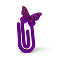 Sparkling Sequin Glitter Resin Butterfly Bookmark