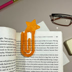 Star Shaped Resin Sequins Glitter Bookmark