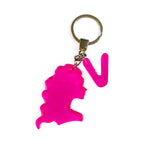 Handmade Letter V Resin Virgo Keychain