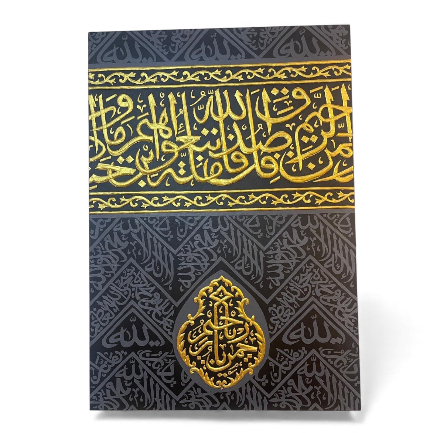 Ghilaf e kaba handmade Painting