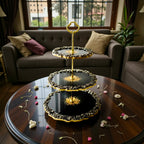 Handmade Resin 3-Tier Serving Plates Stand