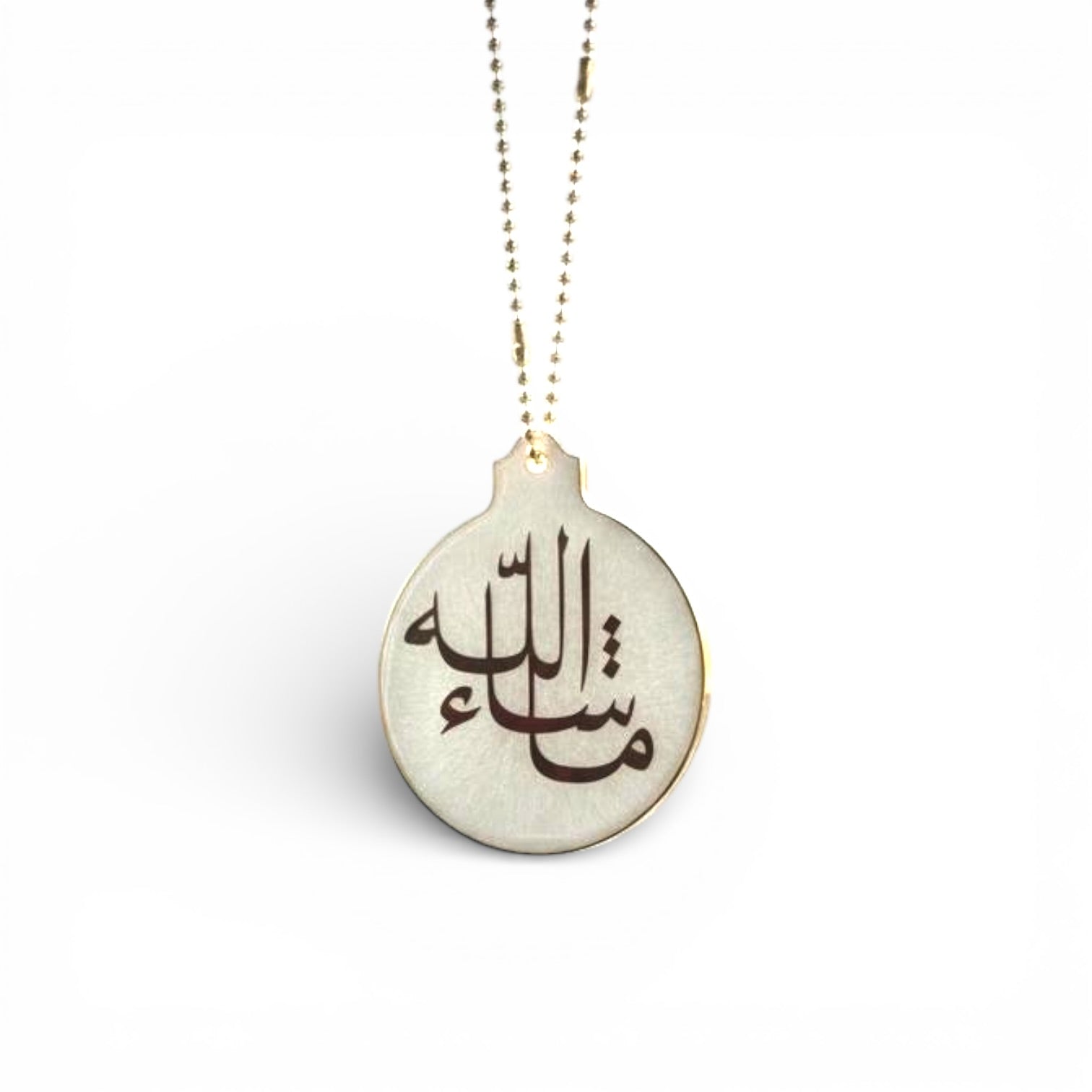 Handmade Masha Allah Travel Dua Resin Car Hanging