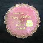 Happy Birthday Coaster