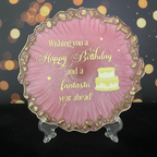 Happy Birthday Coaster