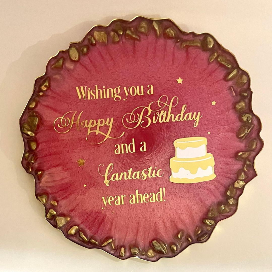 Happy Birthday Coaster