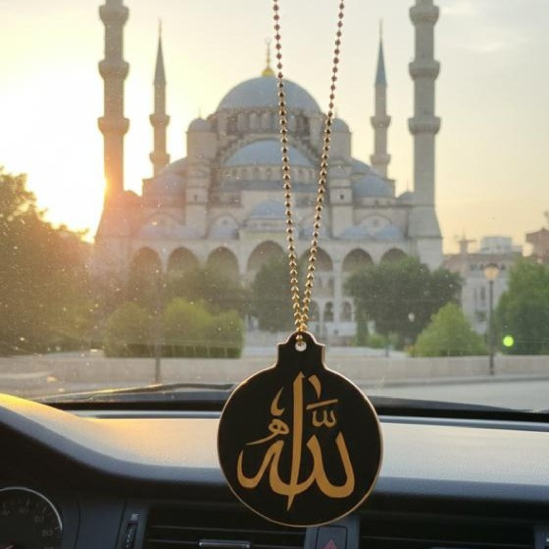 Resin Islamic hanging ornament