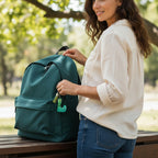 Resin Initial Keychain L – Glitter Sequins