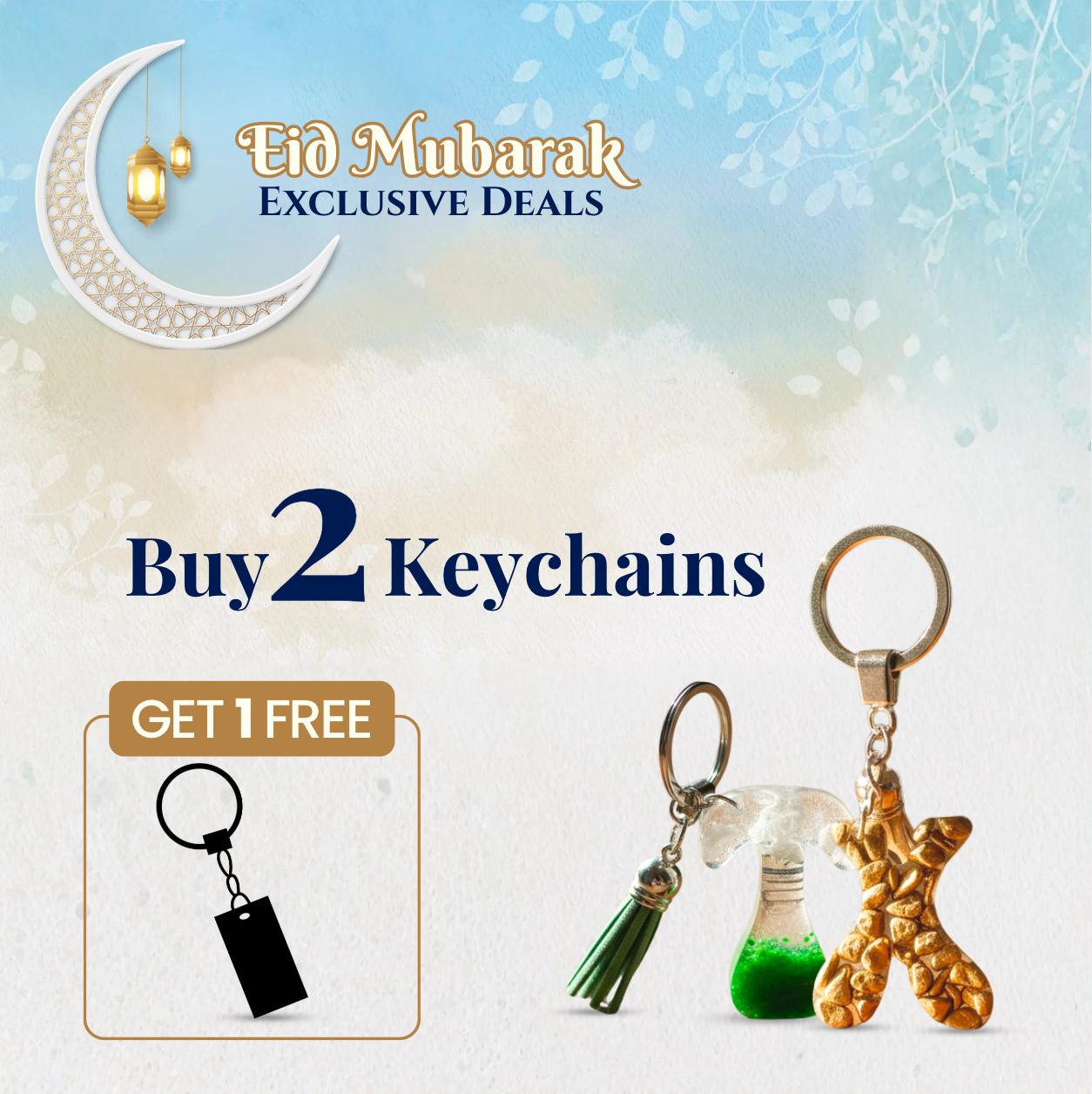 Buy 2 Keychains - Get 1 FREE