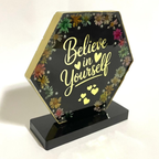 Handmade resin table decor